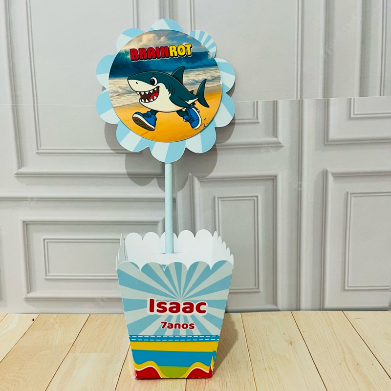 CENTRO DE MESA cachepô Brainrot PEGUE E MONTE | lembrancinhas, decoração, mimos Personalizados