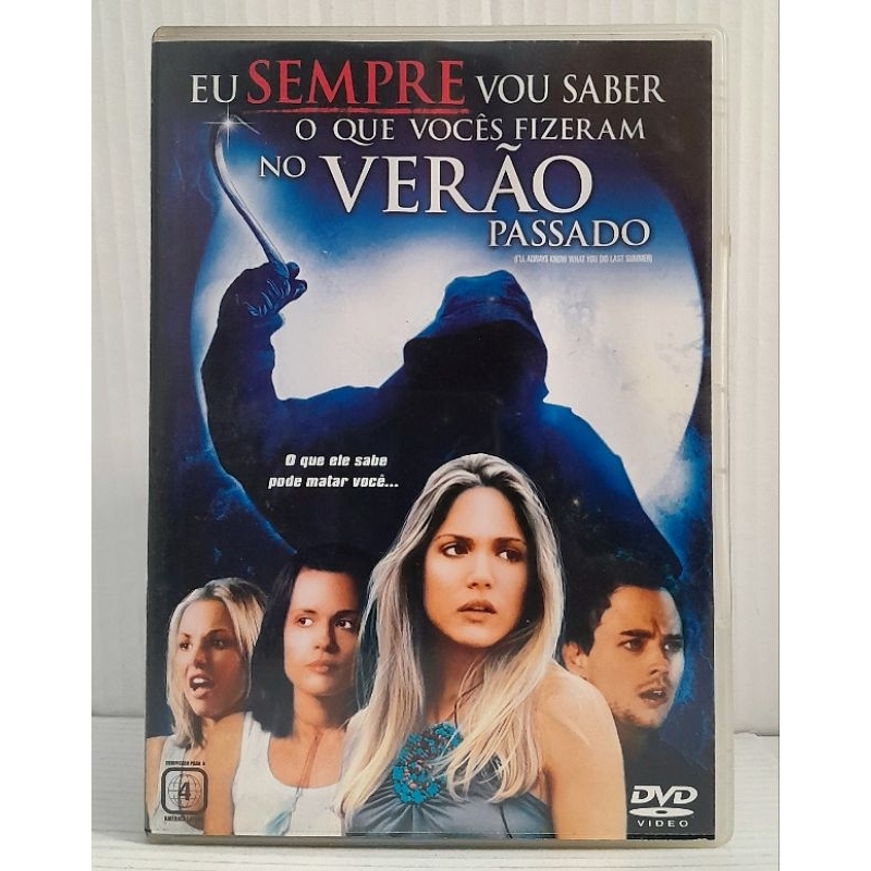 Dvd Eu Sempre Vou Saber O Que Vocês Fizeram no Verão Passado - Original Usado