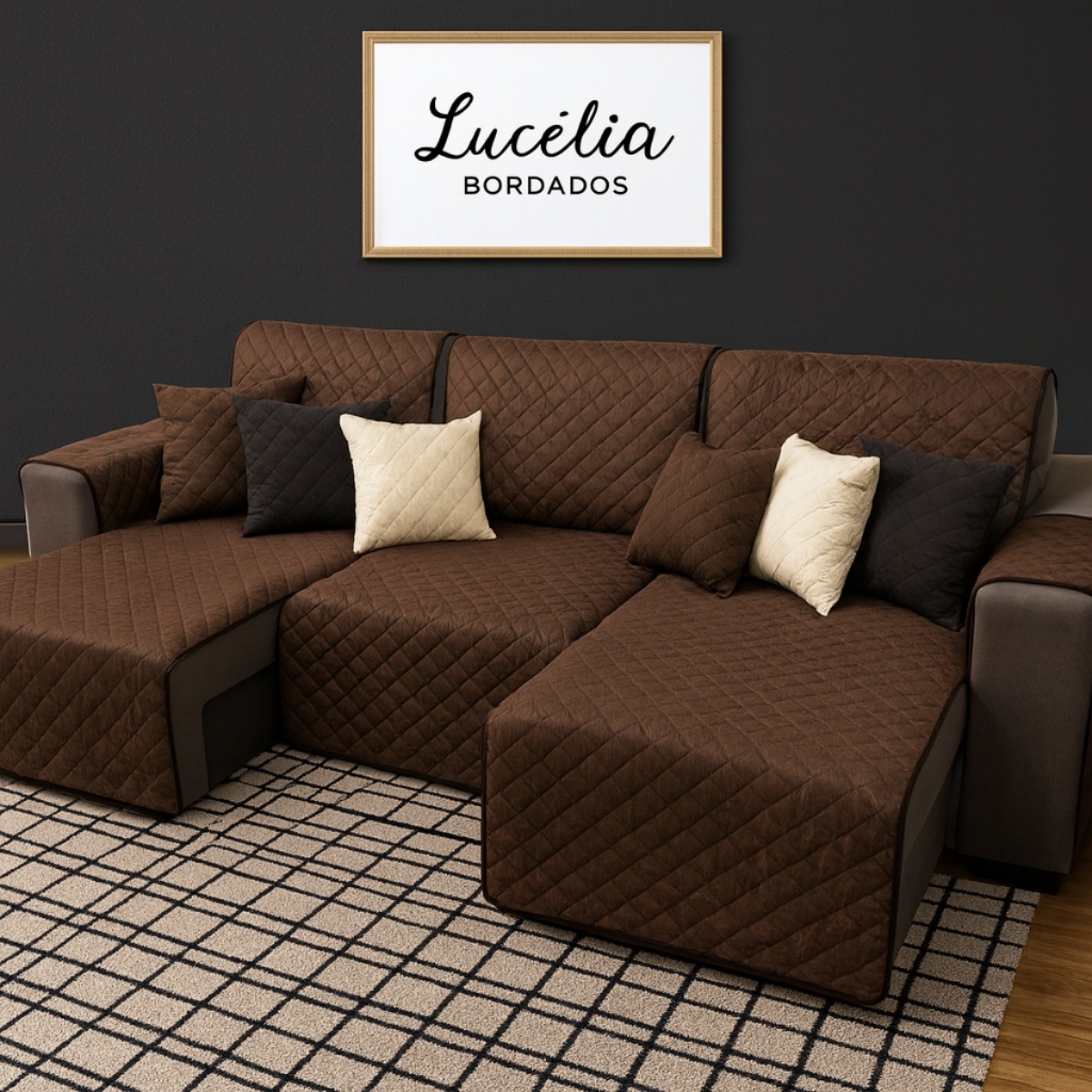 Capa protetor para sofa retratil com elastico 4,15 3modulos largura total do sofa com os braços