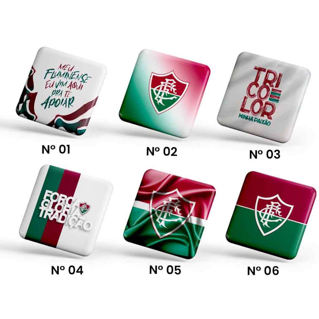 Bottons/Botons/Buttons/Broches/Pin Futebol Fluminense 5,0 cm