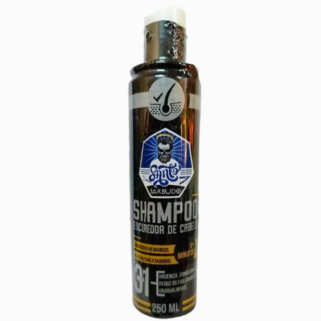Shampoo Escurecedor De Cabelo Branco Grisalho 250ml