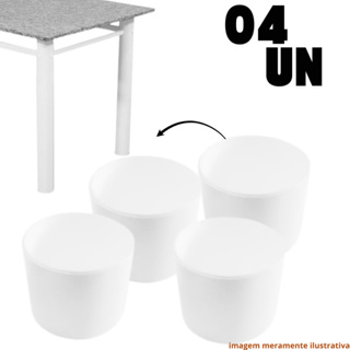 Ponteira Pé De Mesa Externa Tampa 7,5 Cm 04 Pçs em Oferta na Shopee