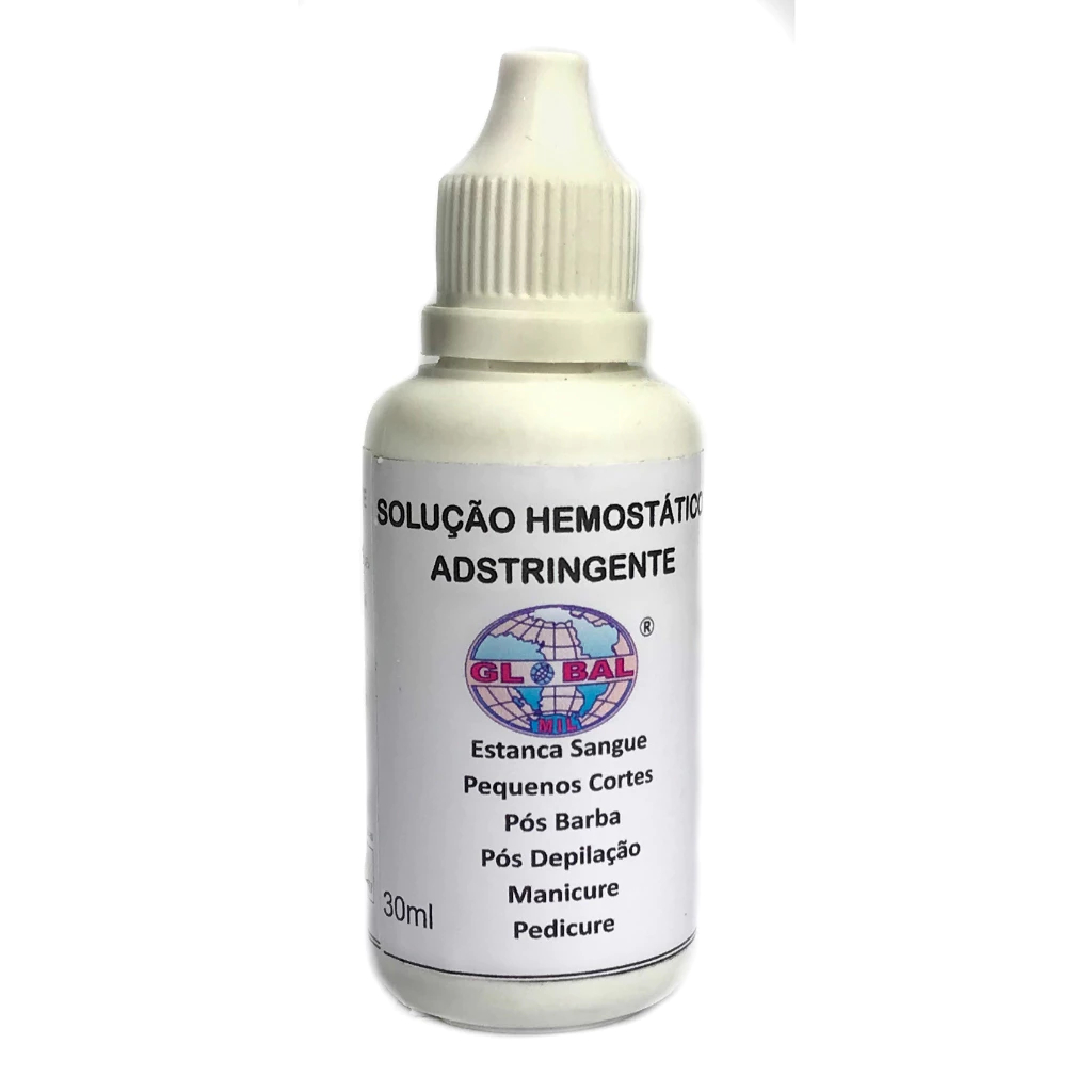Solução Hemostática Estanca Sangue Adstringente Profissional 30 ml- Global