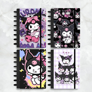 CADERNO DE DISCO INTELIGENTE  KUROMI - MINI, P, M, G e (G de 10 MATÉRIAS) - COM NOME em Oferta na Shopee