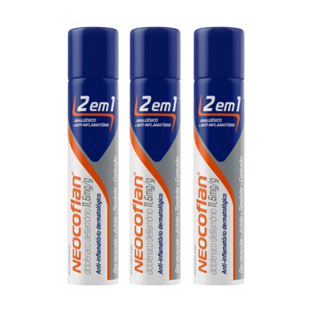 Neocoflan 2 em 1 Spray Aerosol 85ml Neo Quimica - 3 Frascos em Oferta na Shopee