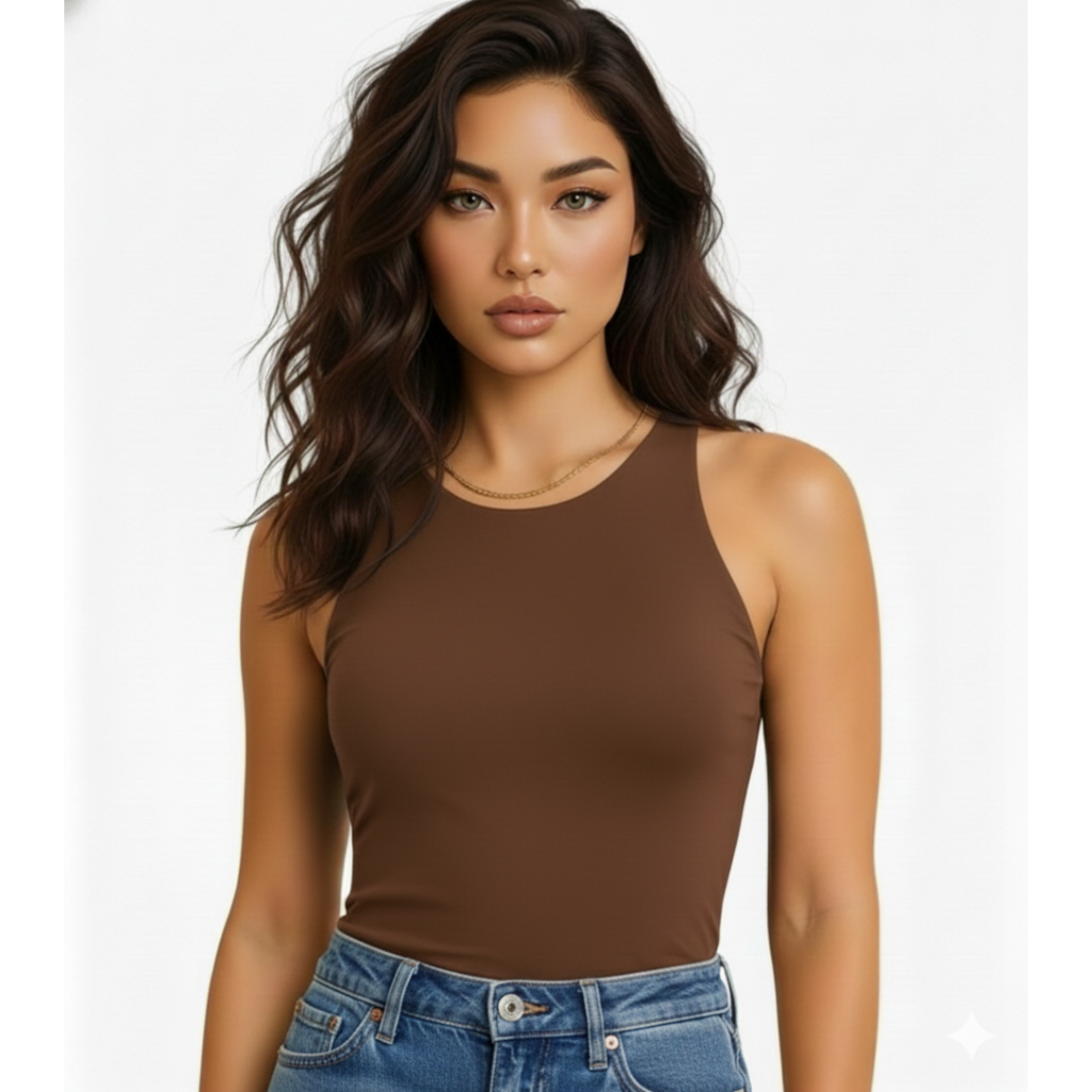 Regata blusa feminina suplex  básica elegante moda tendência estilosa branco vermelho roupa preto moda feminina