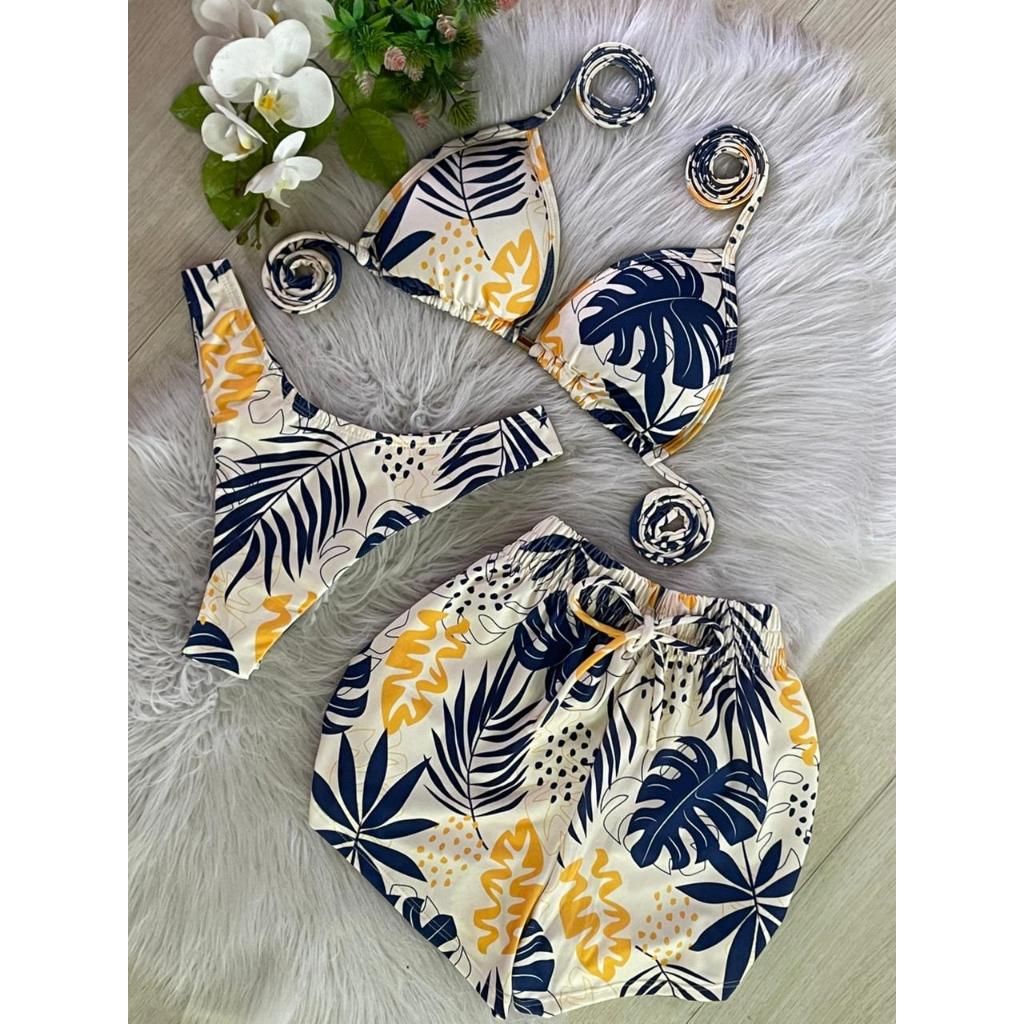 Short Amarelo Feminino: Onde Comprar | BuscaProdutos