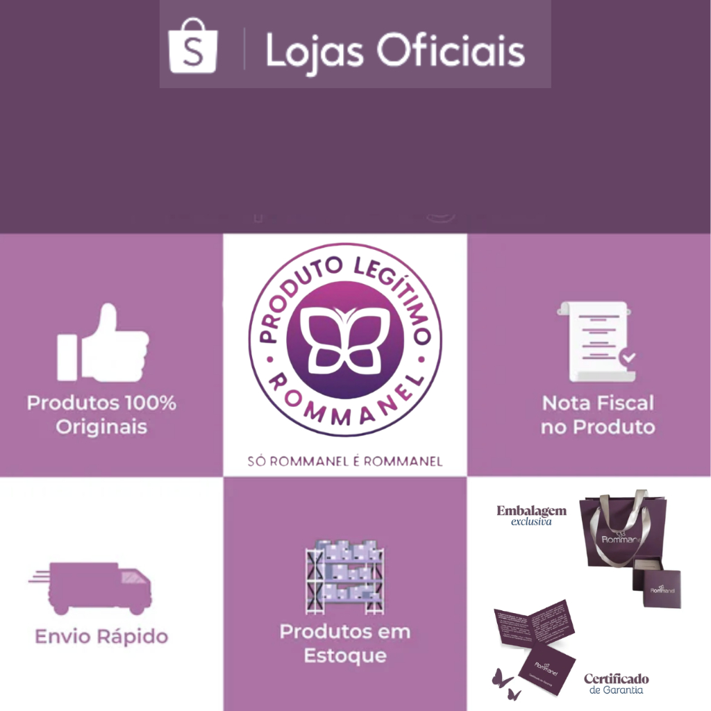 Kit Sacola Rommanel + Caixinha Presente Colares Pulseiras E Brincos Grandes · foto 2
