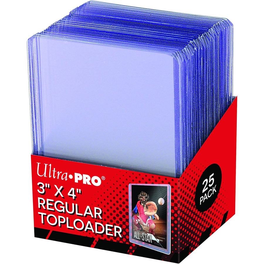 Kit 25 Toploader Ultra Pro 3x4 Rígido Transparente Pokémon Magic K-Pop Dorama Photocard Sleeve