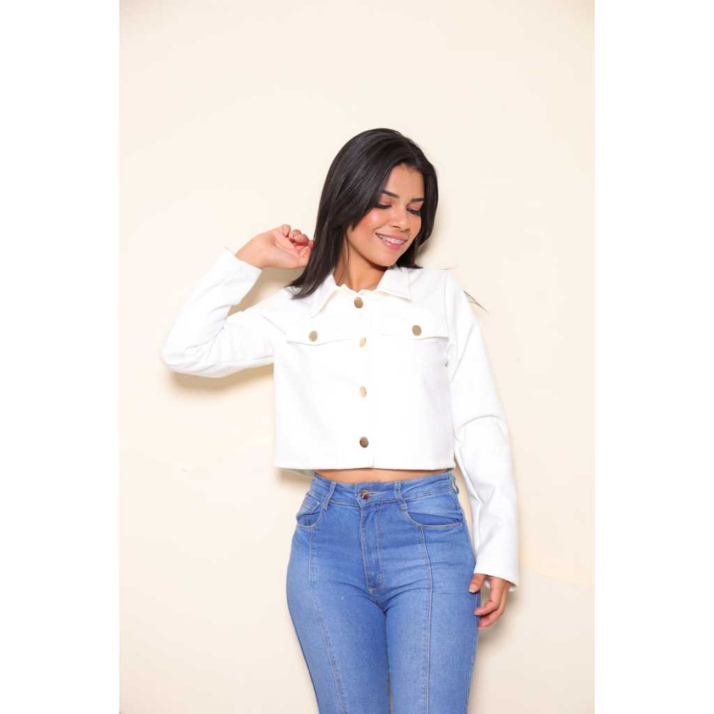 ⚘️?Jaqueta Feminina Croppet Moda Inverno??