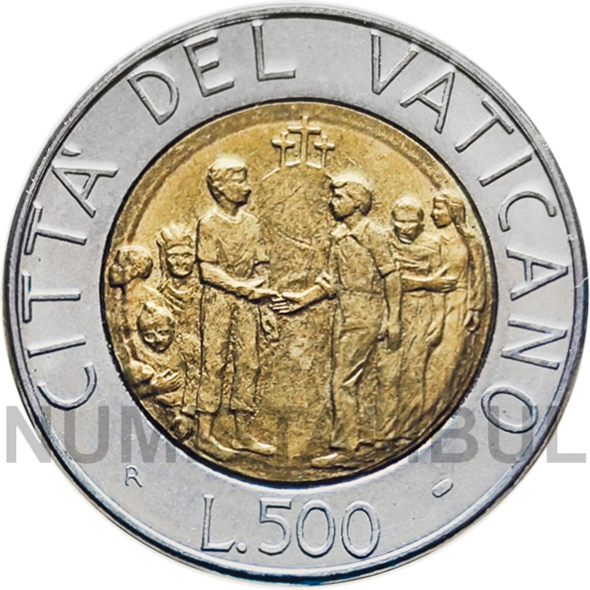 Vaticano - 500 liras 1994 (solidariedade)