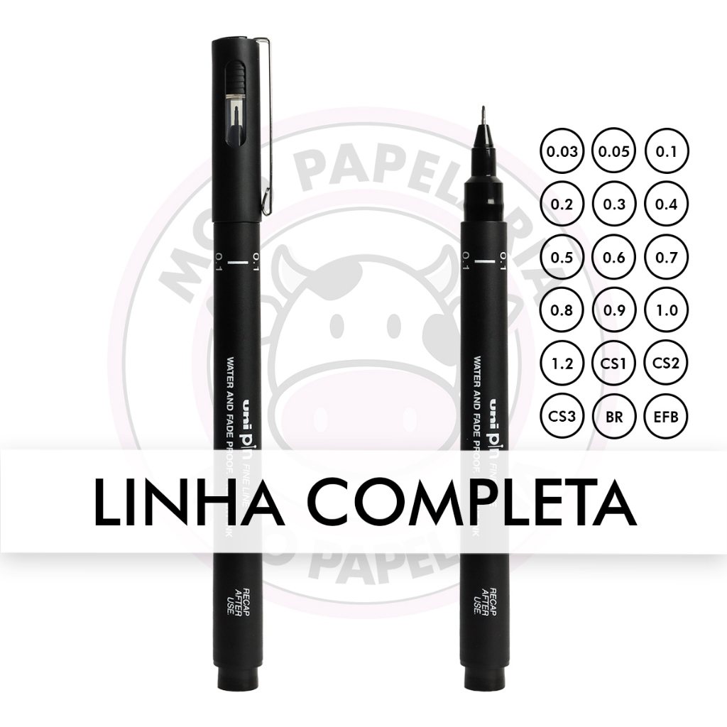 Caneta Técnica Uni Pin Fine Line Uni-Ball - 1 UN