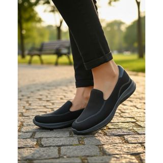 sapatilha feminina ortopédica calce fácil tênis confortável gel calçados em Oferta na Shopee