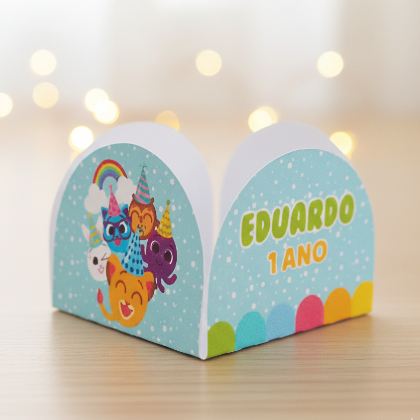 Forminhas de Doces Personalizadas Bolofofos | Brigadeiro Docinhos Decoração Festa Aniversário Lembrancinhas