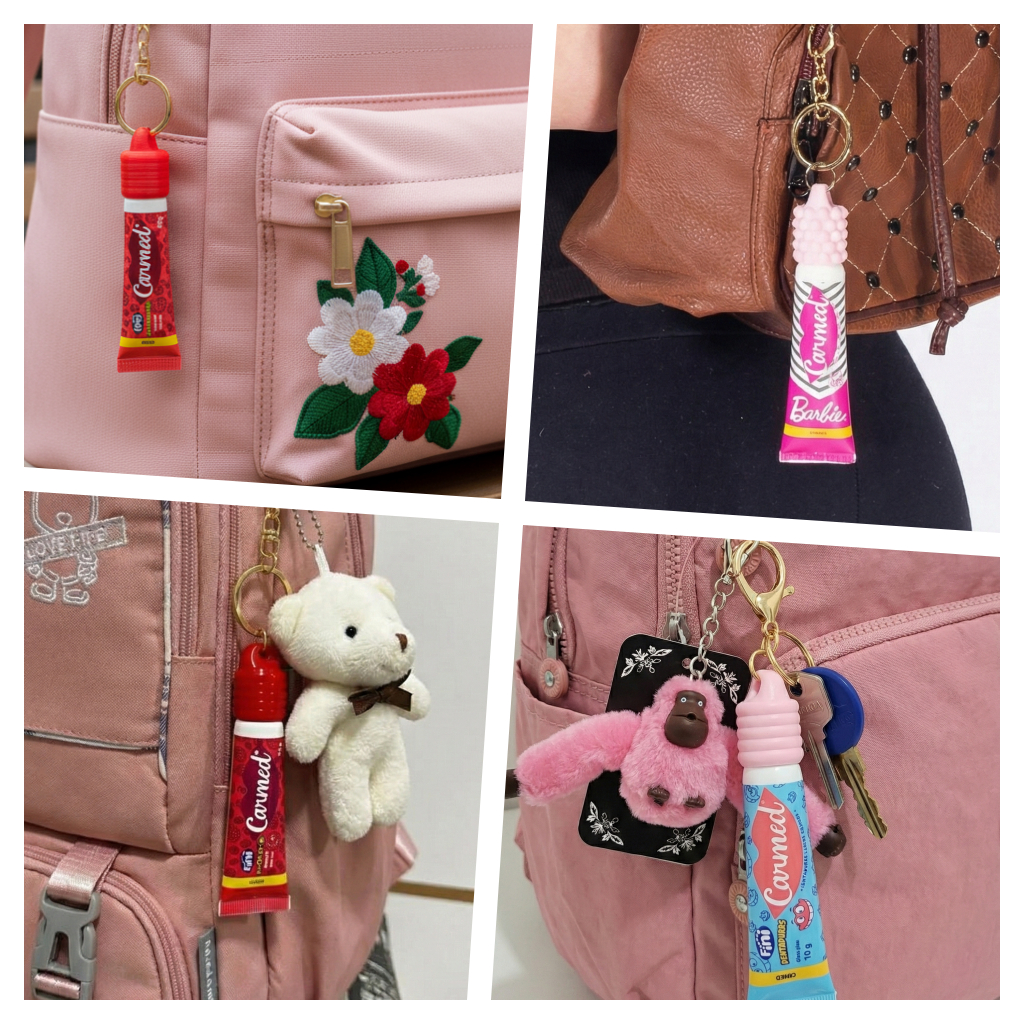 Detalhes do kit 3 Tampas Chaveiro Carmed Fini - Praticidade e Estilo