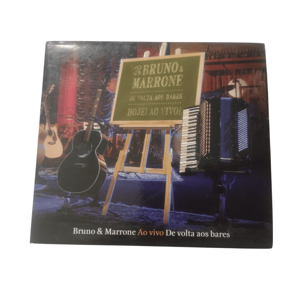 Cd Digipack - Bruno & Marrone - De Volta Aos Bares - Ao Vivo