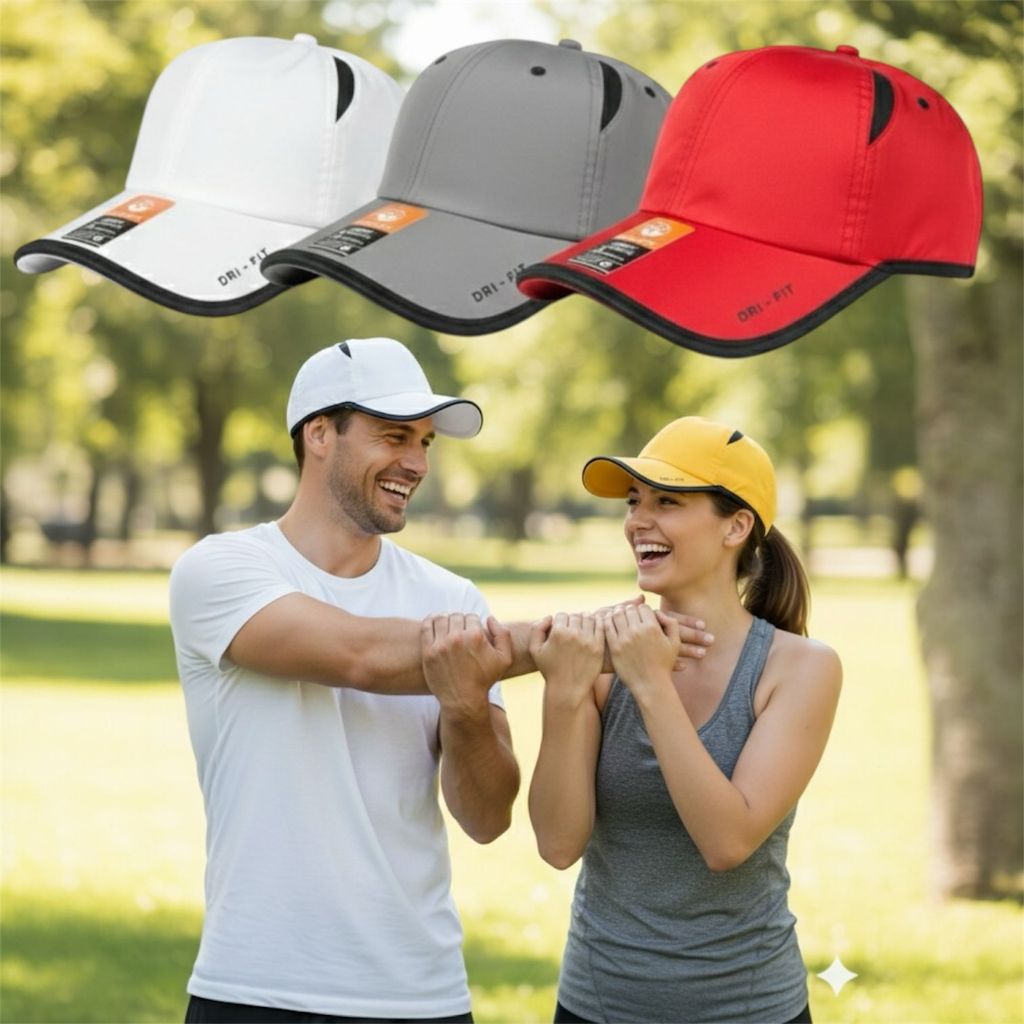 Boné Aba Curva Liso Unissex | Dri Fit Respirável Alta Performance | Ideal Academia Treino e Esportes