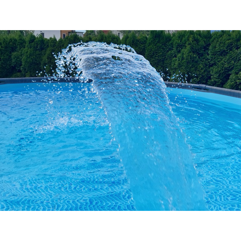 Cascata para Piscina – Fonte Decorativa Compatível com Bestway e Intex - Fácil Instalação