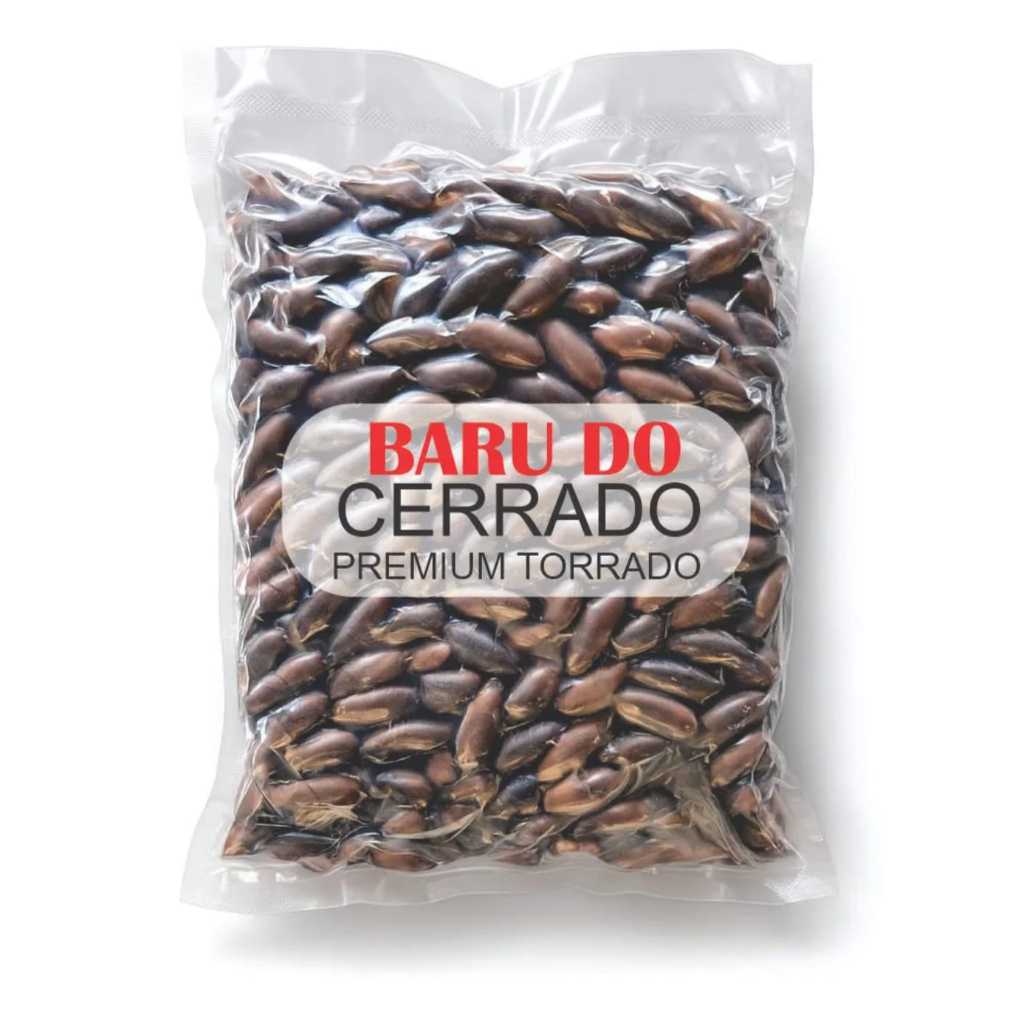 CASTANHA DE BARU DO CERRADO 500g TORRADA SEM SAL - QUALIDADE PREMIUM