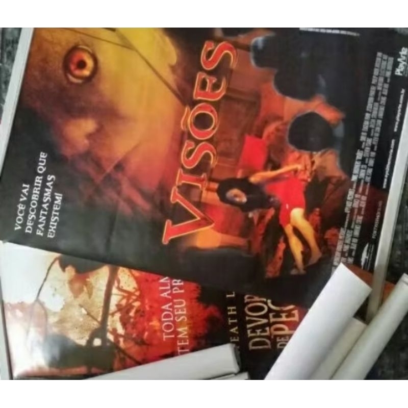 Poster Cartaz Original De Locadora/Lost/Hitman/Deus é brasileiro/sahara