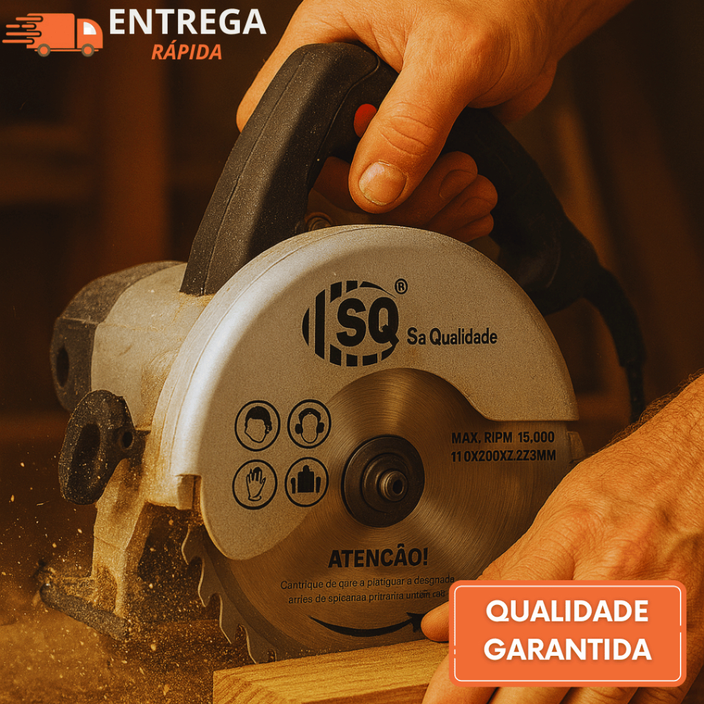 Disco de Corte Para Madeira Serra Maquita Esmerilhadeira 24 Dentes 4" Serra Circular/ 110 x 22,23mm — imagem 2 de 2