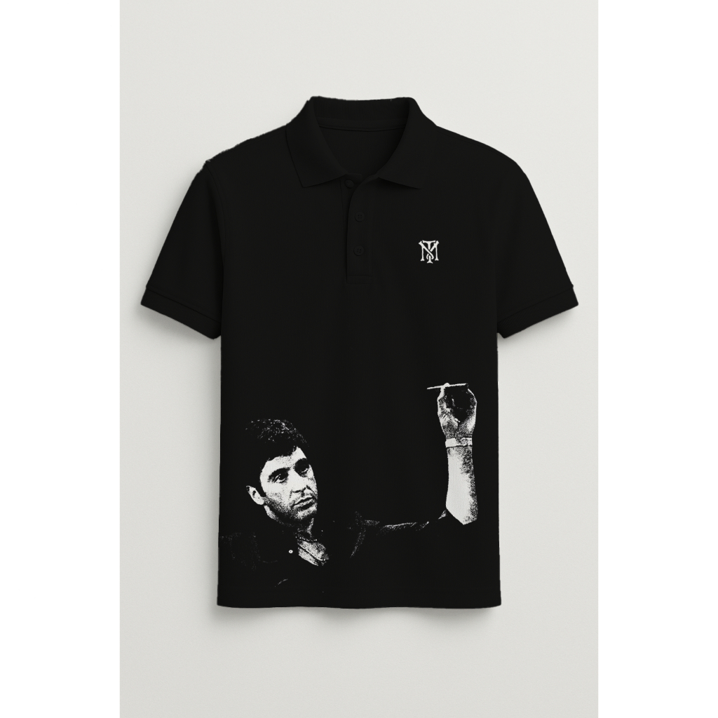 Camisa Polo Piquet Al Pacino Scarface