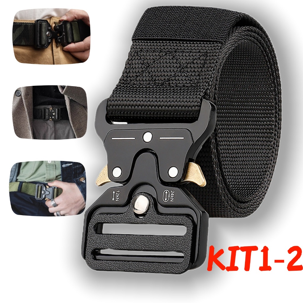 Fivela Tática Liga Metálica Cinto Minimalista Acessório Tático Resistente para Todos os Estilos em Oferta na Shopee