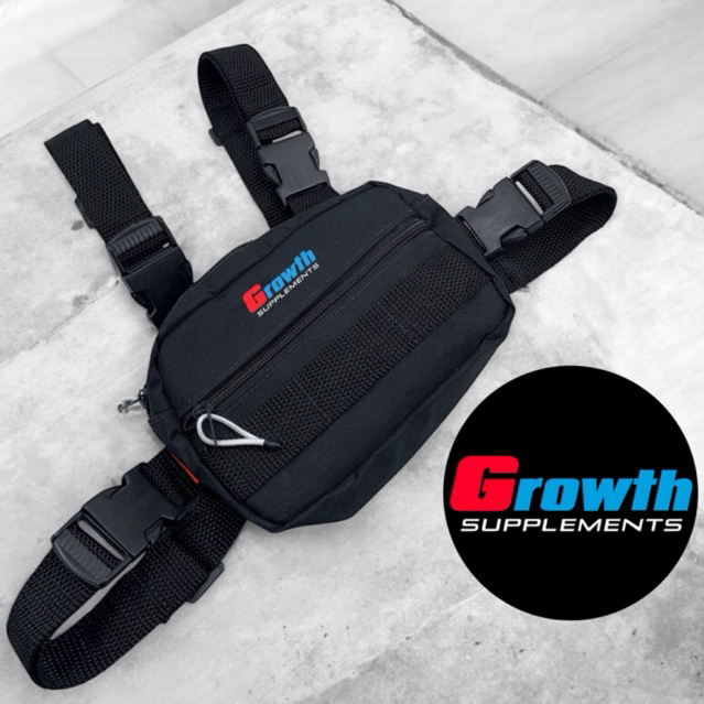 bolsa de peito chest bag growth ideal para esportes ao ar livre em Oferta na Shopee