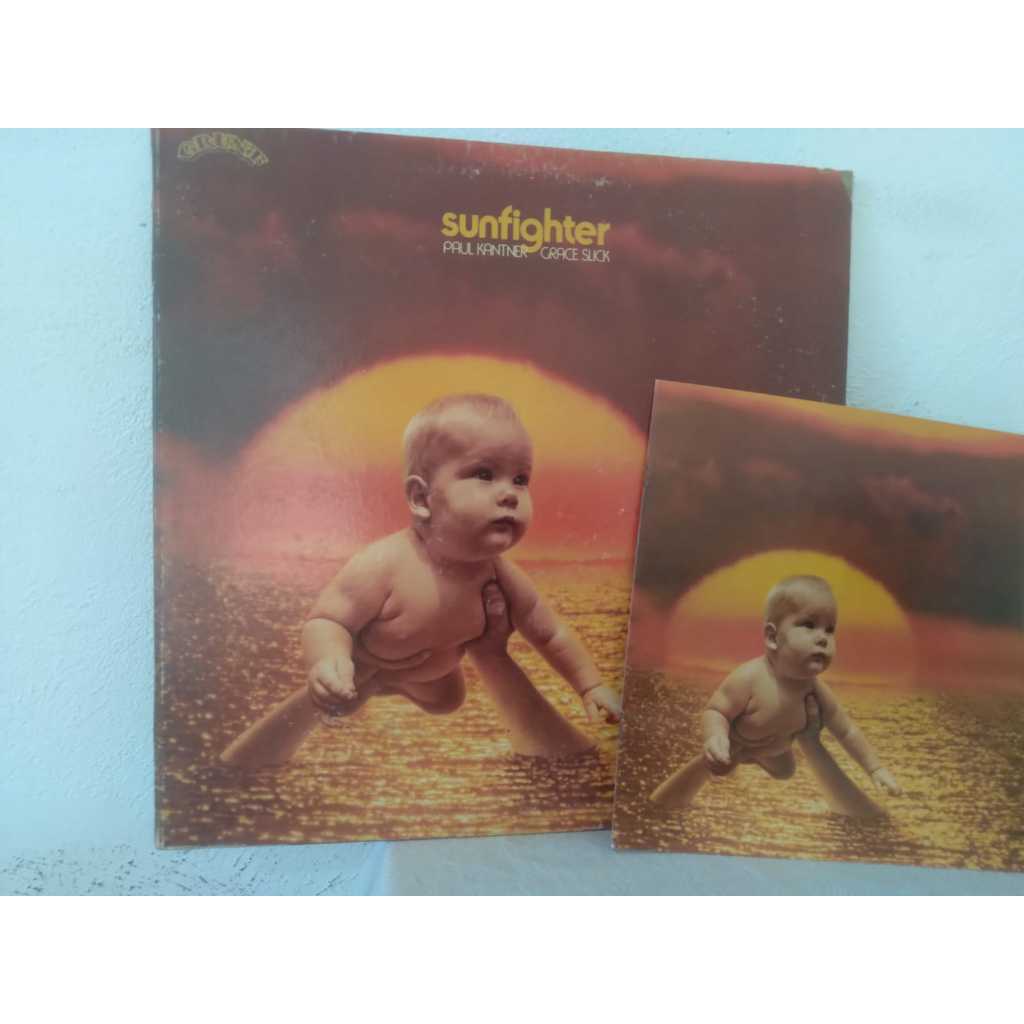 Lp Paul Kantner Grace Slick - Sunfighter - importado - Usado 1971 - Capa dupla - excelente