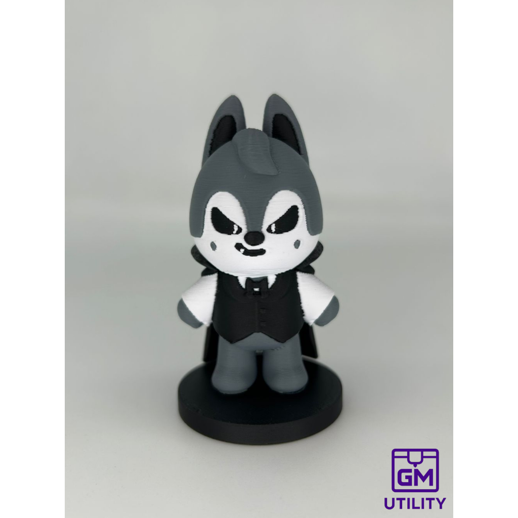 🔥PROMO 6.6🔥 Wolfchan Vampirinho 🐺🧛 Miniatura SKZOO Stray Kids | Fanmade KPOP Colecionável Idol Bang Chan