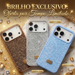 Capa Capinha para Iphone 17 pro max cristais luxo Diamantes strass em Oferta na Shopee