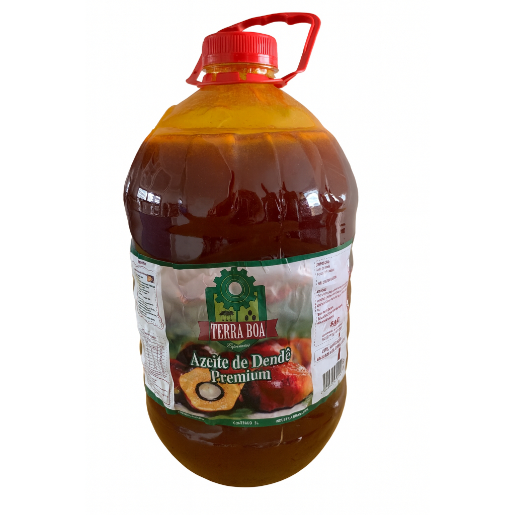 Azeite de dendê Terra Boa 5 litros Premium puro e encorpado de Valença - o melhor da Bahia em Oferta na Shopee