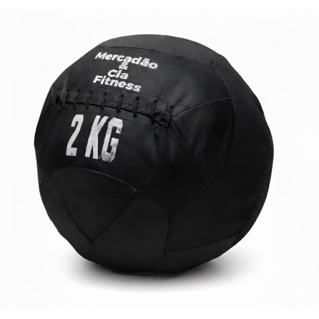 Mercadão & Cia Wall Ball 2 Kg Crossfit Funcional Medicine Ball — R$ 83,66 em Shopee