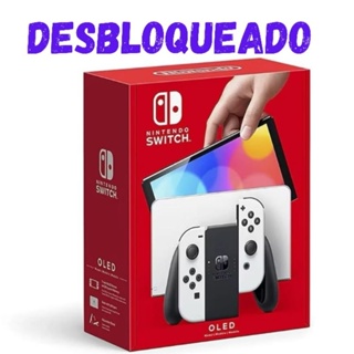 Nintendo Switch Oled Desbloqueado Novo + Cartão de memória Original - 1 Ano de garantia em Oferta na Shopee