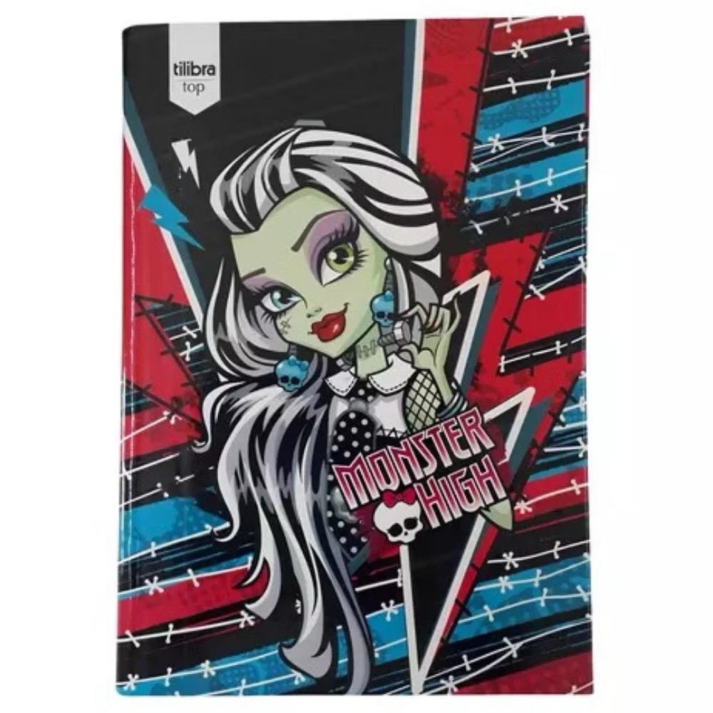 KIT C/04 CADERNOS TILIBRA CAPA DURA 1/4 96FLS BROCHURA PEQUENO MONSTER HIGH CAPAS SORTIDAS