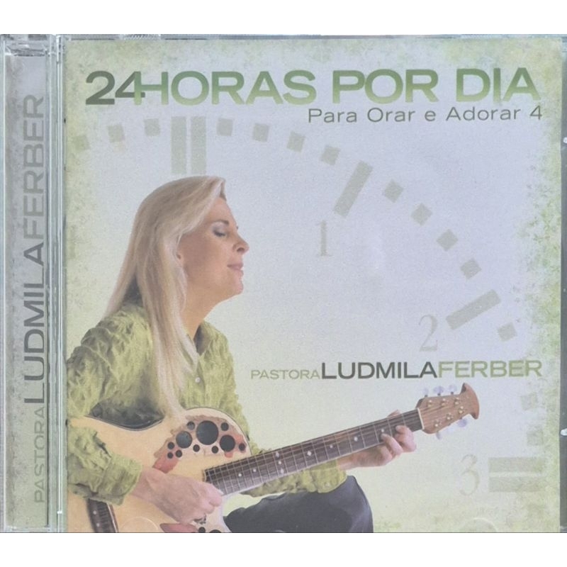 656 - PRA. LUDMILA FERBER - 24 HORAS POR DIA PARA ORAR E ADORAR / CD LACRADO