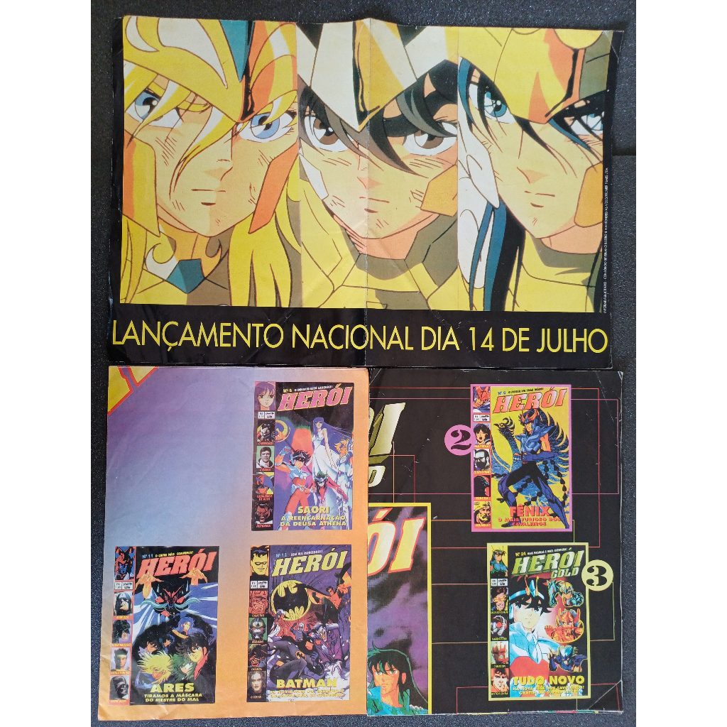 Pôster Revista Herói - Lote 3 Pôsteres Herói e Herói Gold