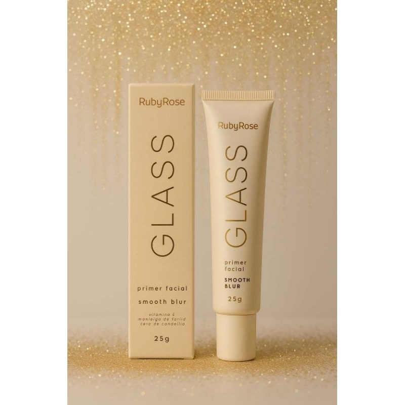 Primer Facial Glass, smooth Blur RUBY ROSE+Brinde