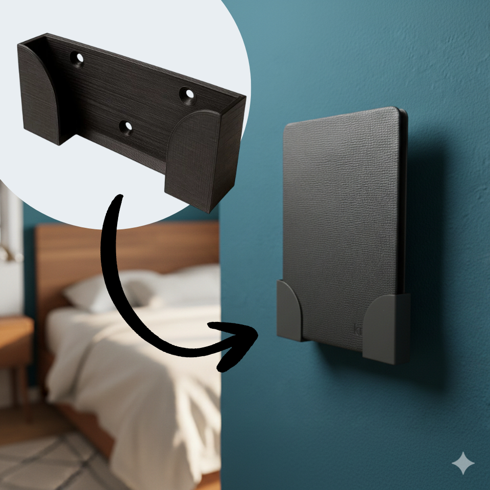 Suporte de Parede para Kindle com Capa - 6 Polegadas