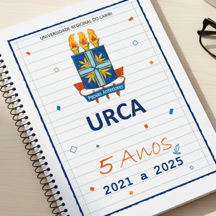 URCA 2025/2026 - Caderno de Provas + Gabarito + Folhas de Redação