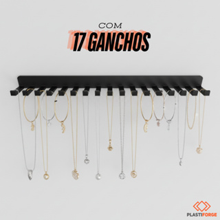 Organizador de Joias para Pendurar Expositor de Anéis Suporte para Colares e Pulseiras Dupla Face em Oferta na Shopee