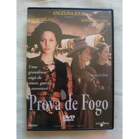 DVD Filme Prova de Fogo - Angelina Jolie - Excelente Estado