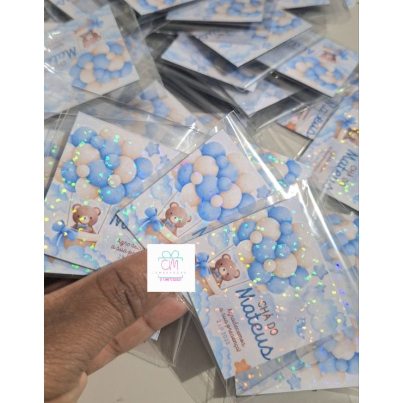 20 LEMBRANÇA CHÁ DE BEBÊ / IMÃ DE GELADEIRA URSO / URSINHO BALOEIRO/ URSINHO AZUL/LEMBRANCINHA CHÁ DE BEBE URSO BALOEIRO