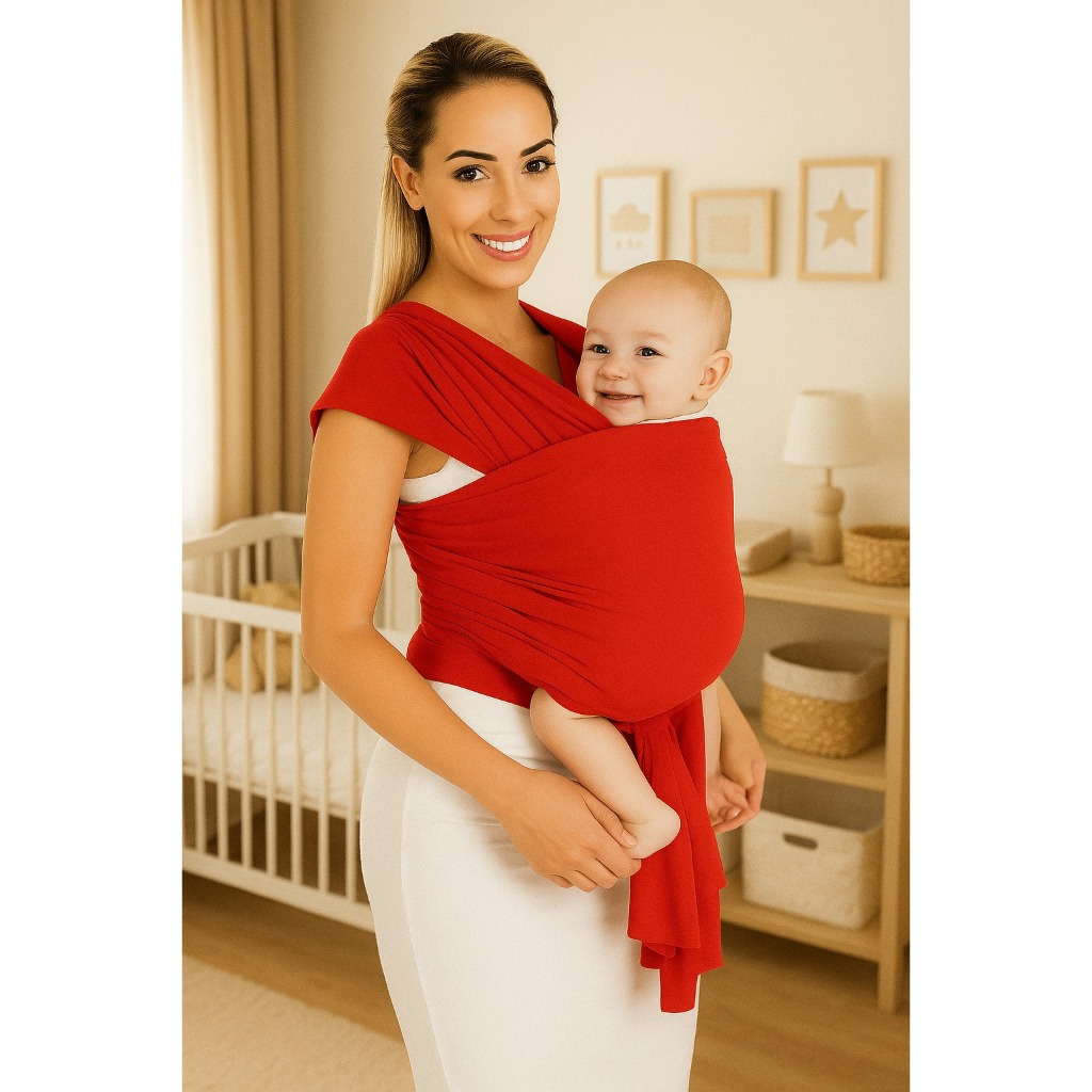 BABY SLING WRAP SLING BEBÊ MAMÃE CANGURU CONFORTÁVEL E ERGONÔMICO MUITO SEGURO E PRÁTICO PARA LAVAR