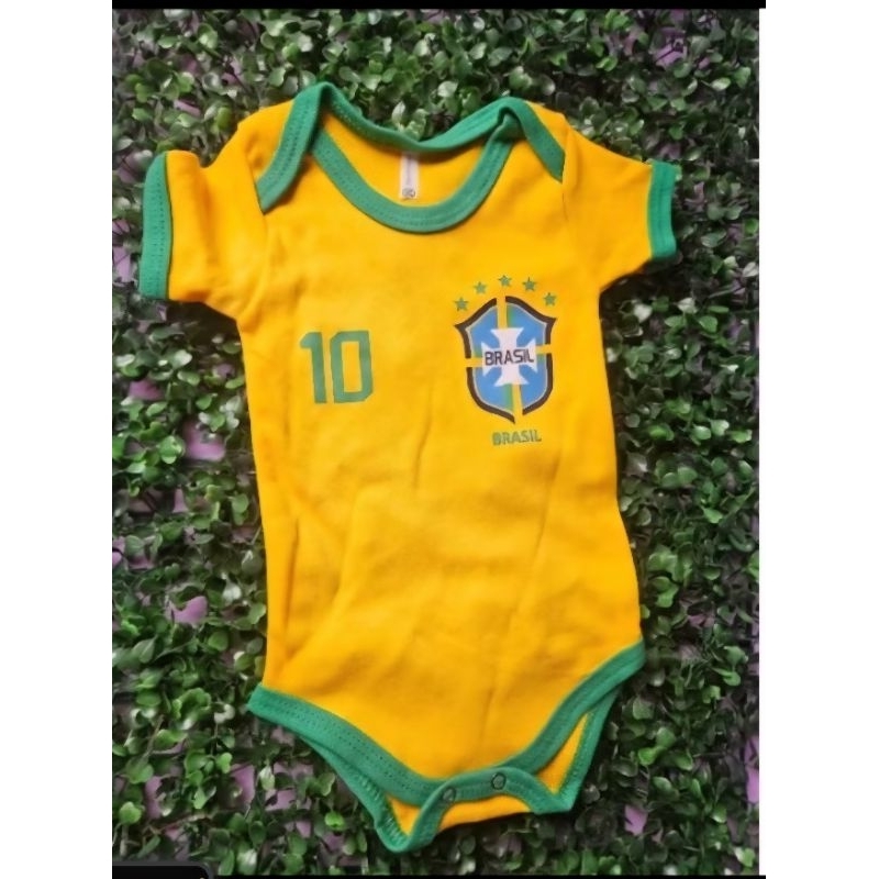 Body Tematico Bebe Do Time Brasil Mesversario Bory Bori Bory Bodi Fantasia Bebe Body Brasil Copa com Saia Meninas