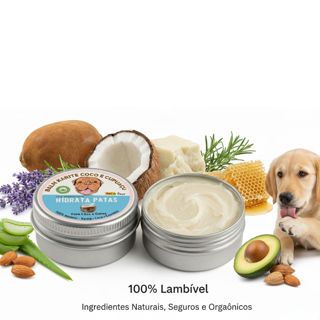 Pomada Hidratante para Patas E Focinho de Cães e Gatos Petfleur - Previne Rachaduras e Queimaduras em Oferta na Shopee