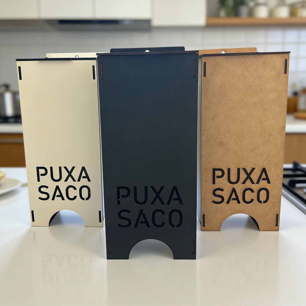 Puxa Saco e Porta Sacolas em MDF 37x13 cm – Organizador de Sacolinhas Plásticas Cozinha Lavanderia em Oferta na Shopee