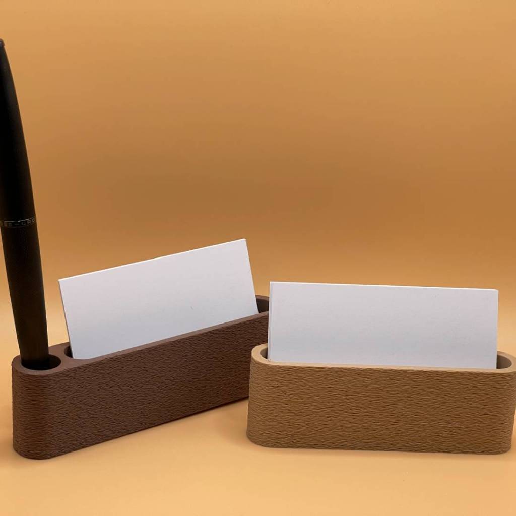 Expositor Porta Cartão De Visita Suporte Display De Mesa Escritório Sala Loja Caneta