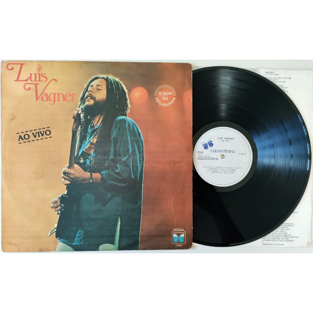 Disco de Vinil / Lp: Luis Vagner - Ao Vivo: O Som Da Negadinha - Com encarte (Samba-Rock, Reggae, MPB)
