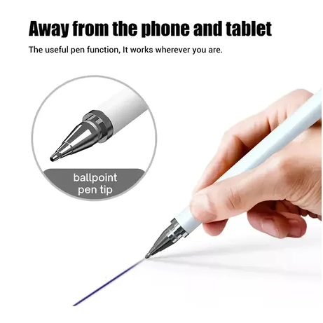Caneta Stylus Caneta Telas 2 em 1 Toque Todos Celular E Tablet Ponta Fina iPad iPhone caneta normal